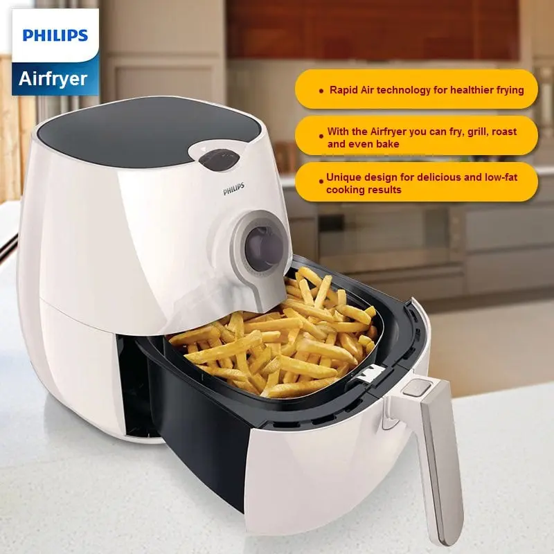 Nồi chiên không dầu Philips HD9621/90 Turbostar Airfryer 02