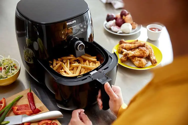 Nồi chiên không dầu Philips HD9641/90 Airfryer Turbostar 02