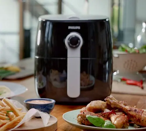 nồi chiên không dầu Philips Airfryer schwarz 02