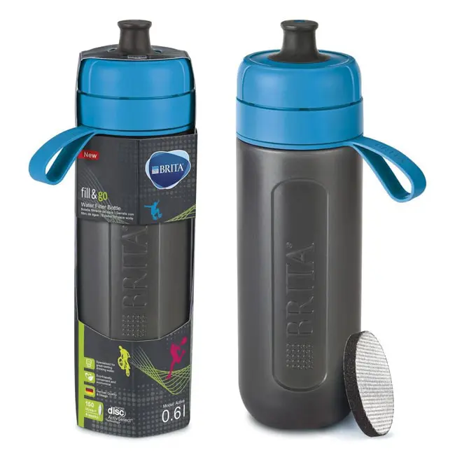 Bình nước Brita Active Blue - 600ml (kèm Microdisc)_3