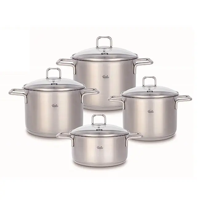 Bộ nồi inox cao cấp Fissler Hamburg 4 món