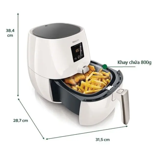 Nồi chiên không dầu Philips Airfryer HD9238/54_2