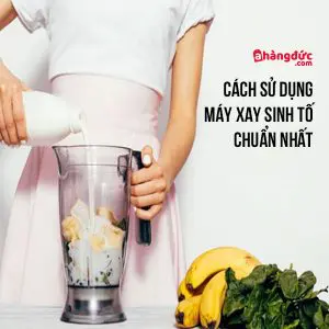 Cách sử dụng máy xay sinh tố