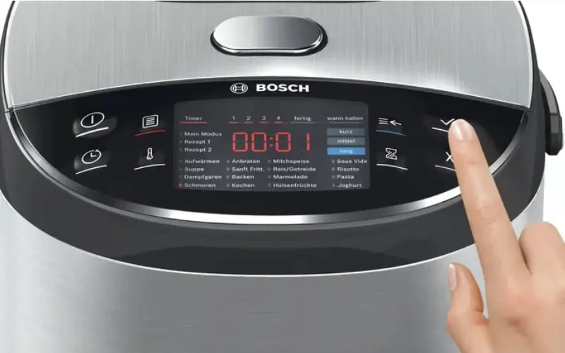 Nồi cơm điện đa năng Bosch MUC28B64DE 15 Nồi cơm điện Bosch MUC28B64DE tích hợp 48 chương trình tự nấu