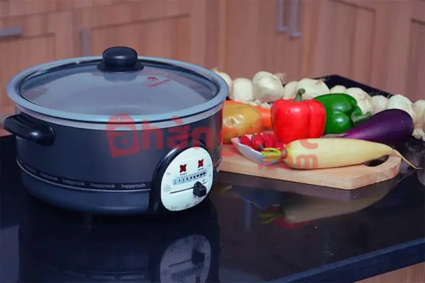 Top 5 nồi lẩu điện nào tốt nhất hiện nay 12 Nồi lẩu điện Happy Cook HCHP 300A