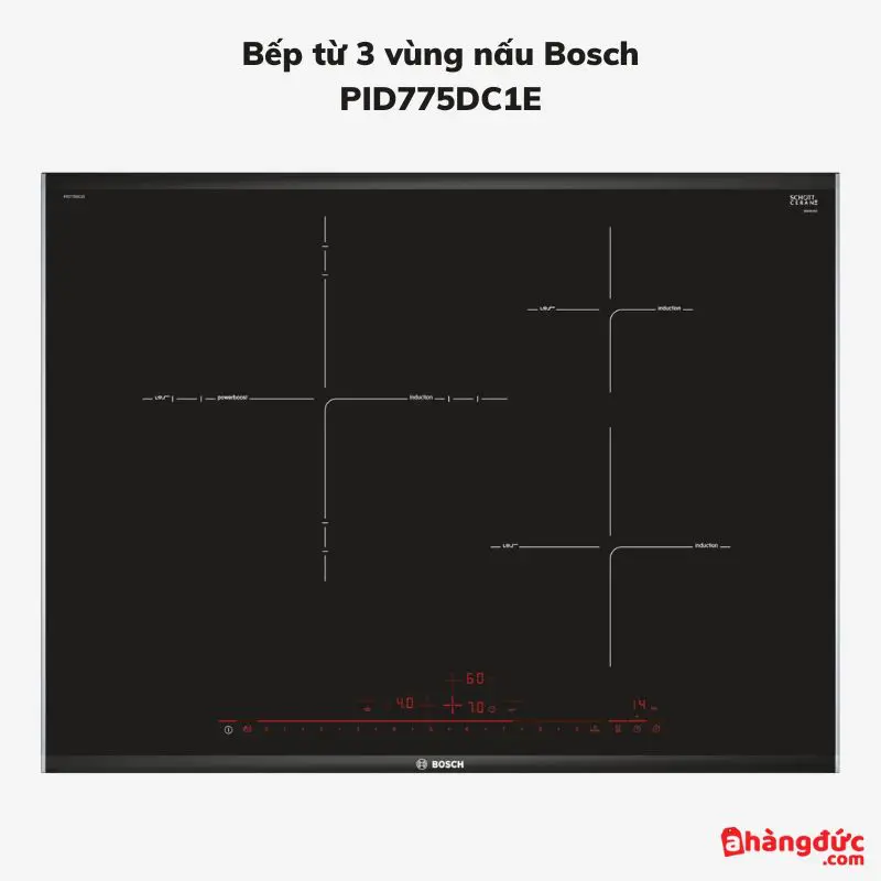 Bếp từ Bosch 3 vùng nấu PID775DC1E