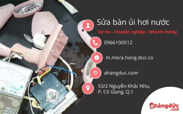 Sửa bàn ủi hơi nước