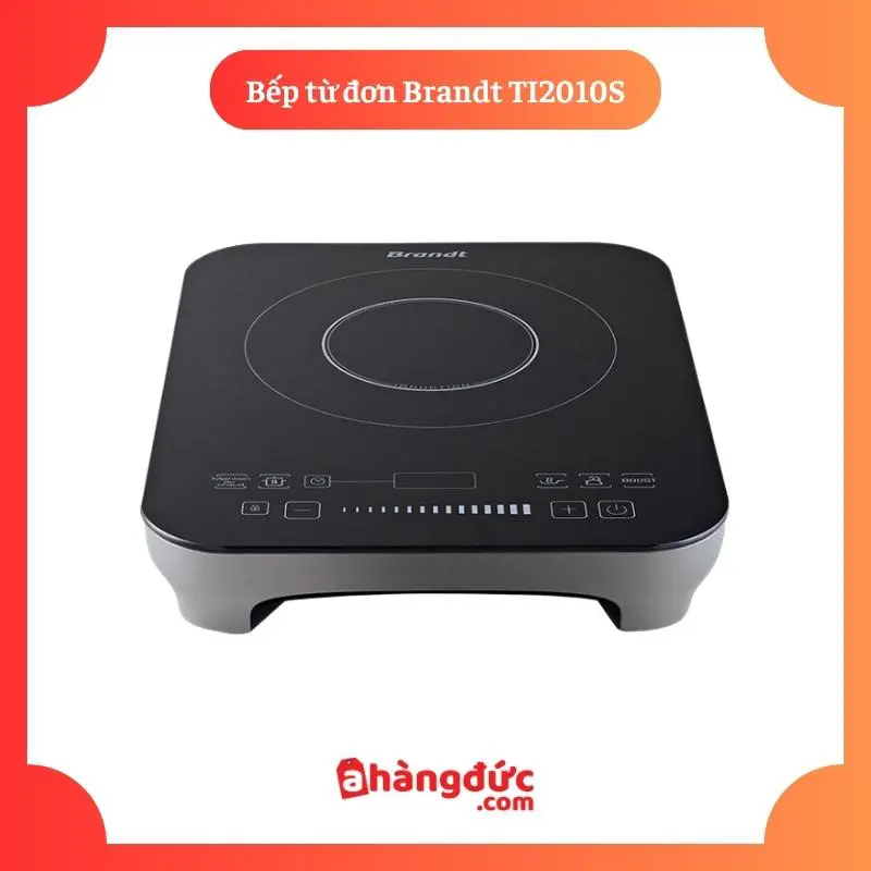 Bếp điện từ đơn cao cấp Brandt TI2010S Silver