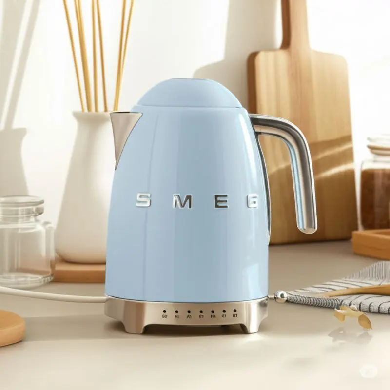 Ấm siêu tốc Smeg KLF04PBEU màu xanh 3 Ấm siêu tốc Smeg KLF04PBEU màu xanh