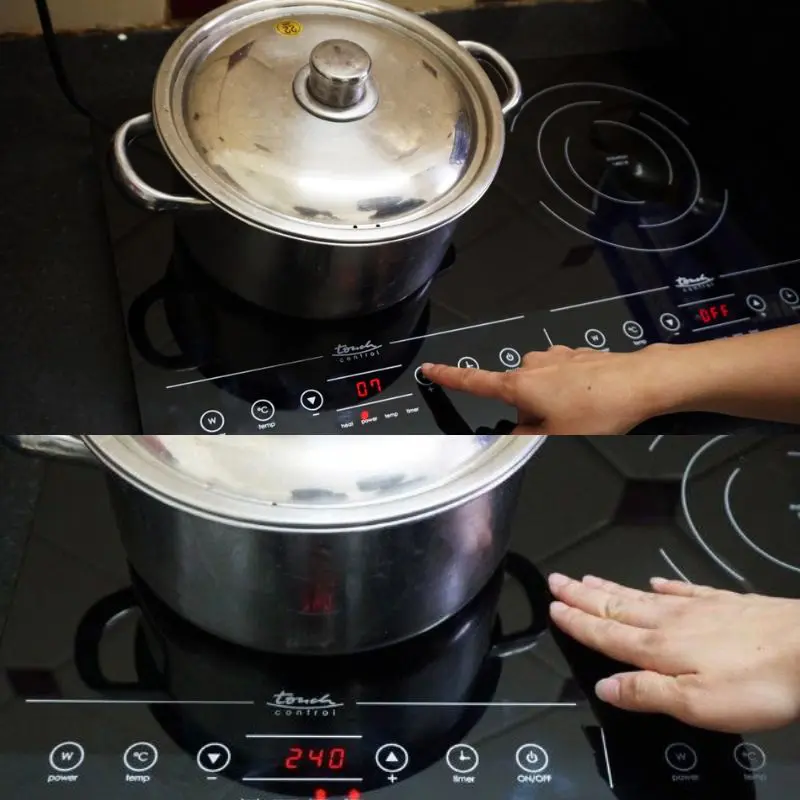 Bếp từ đôi Rommelsbacher CT3410/IN 15 Bếp từ đôi Rommelsbacher CT3410/IN an toàn khi chạm