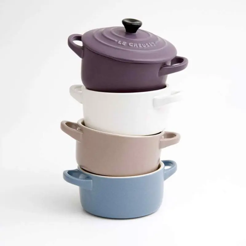 Bộ nồi mini Le Creuset Mini-Bräter 4 màu 6 Bộ nồi mini Le Creuset Mini-Bräter 4 màu