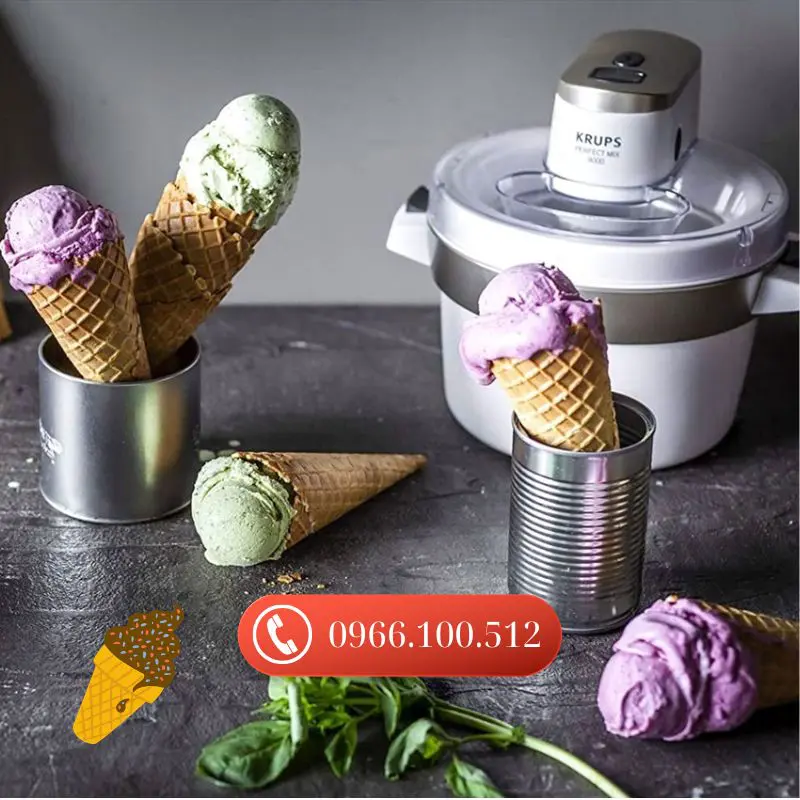 Máy làm kem Krups GVS241 Perfect Mix 9000 Eismaschine 1,6L 13 Máy làm kem Krups GVS241 Perfect Mix 9000 Eismaschine