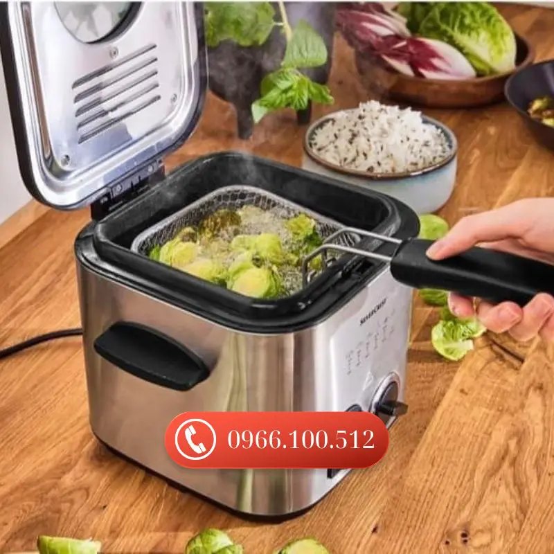 Nồi chiên ngập dầu mini Silvercrest 13 Nồi chiên ngập dầu mini Silvercrest
