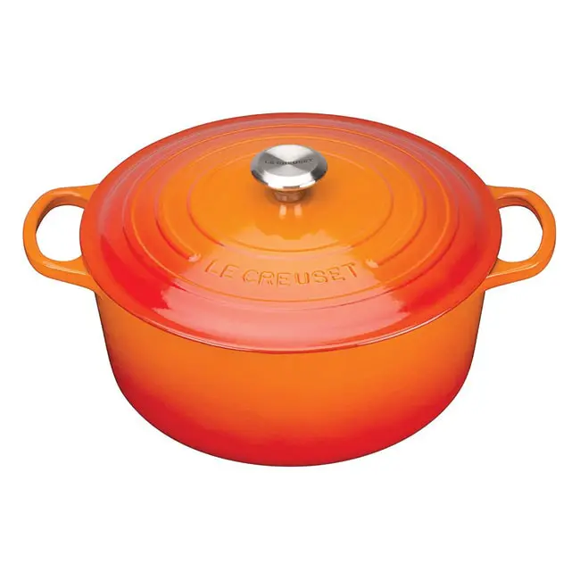 Nồi Gang LeCreuset Bräter rund Evo 22cm Orange_1