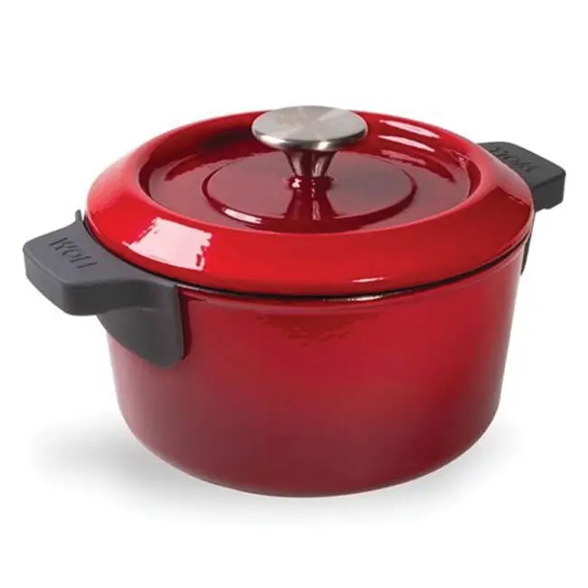 Nồi Gang Tròn Có Vung Woll Iron Pots 24 cm Chili Red (Đỏ)_2