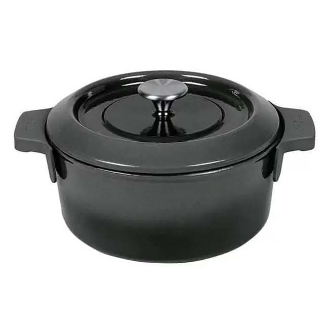 Nồi Tròn Woll Iron Casserole 28 cm Carbon Grey màu xám_1