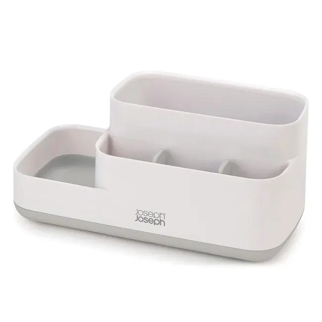 Hộp Đựng Vật Dụng Nhà Tắm Joseph Joseph 70513 Easy-Store™ – Badezimmer-Caddy – Weiß/Grau VE 2 (Màu Xám)