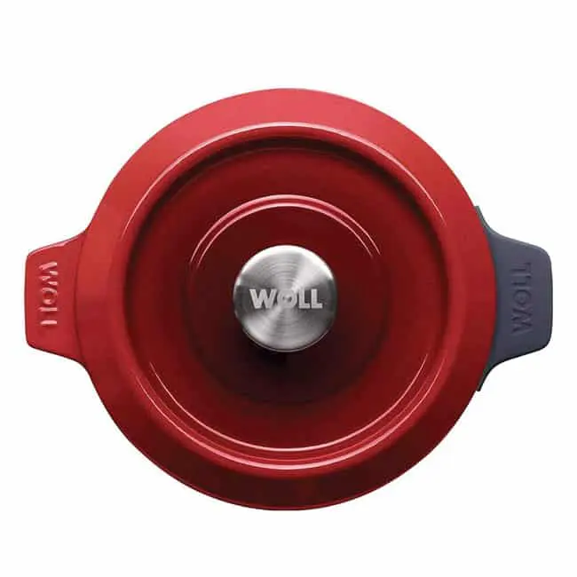 Nồi Gang Tròn Có Vung Woll Iron Pots 20 cmChili Red (Đỏ)_1