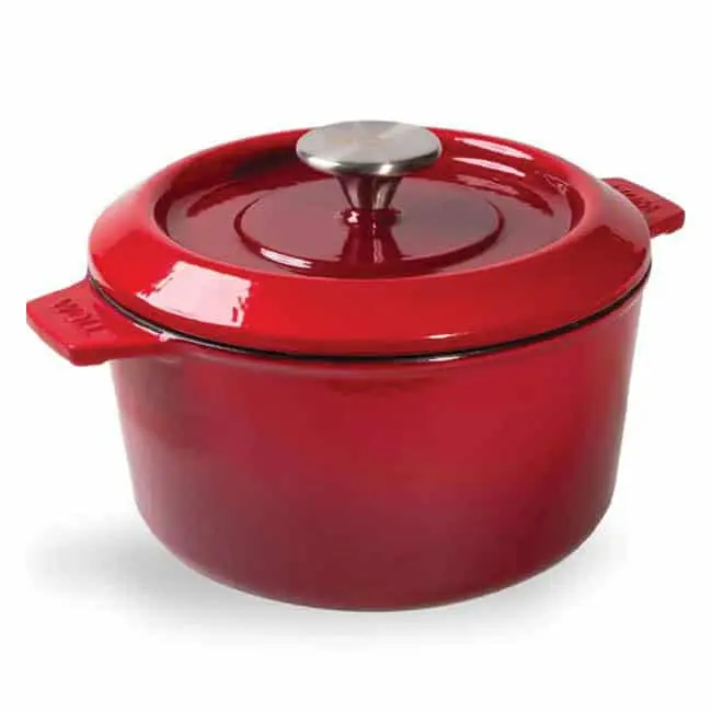 Nồi Gang Tròn Có Vung Woll Iron Pots 20 cm Chili Red (Đỏ)_2