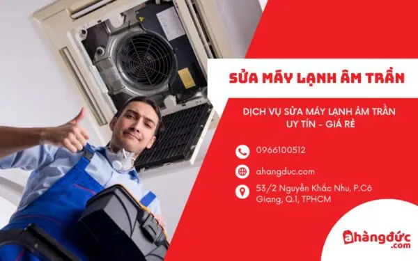 Sửa máy lạnh âm trần