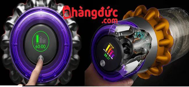 Hiệu suất cực cao ở pin máy hút bụi Dyson