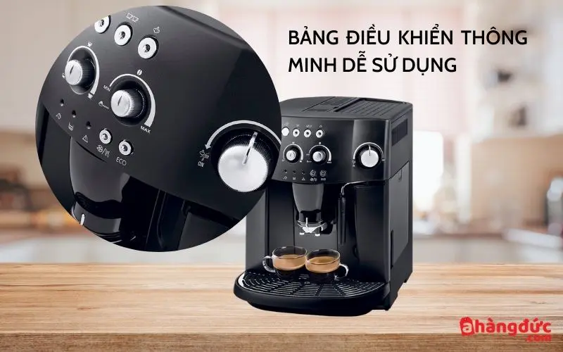 Delonghi ESAM4000.B có bảng điều khiển thông minh dễ sử dụng