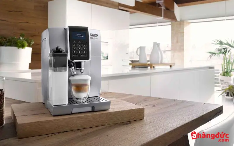 Máy pha cafe Delonghi ECAM350.75.S có kiểu dáng sang trọng, hiện đại