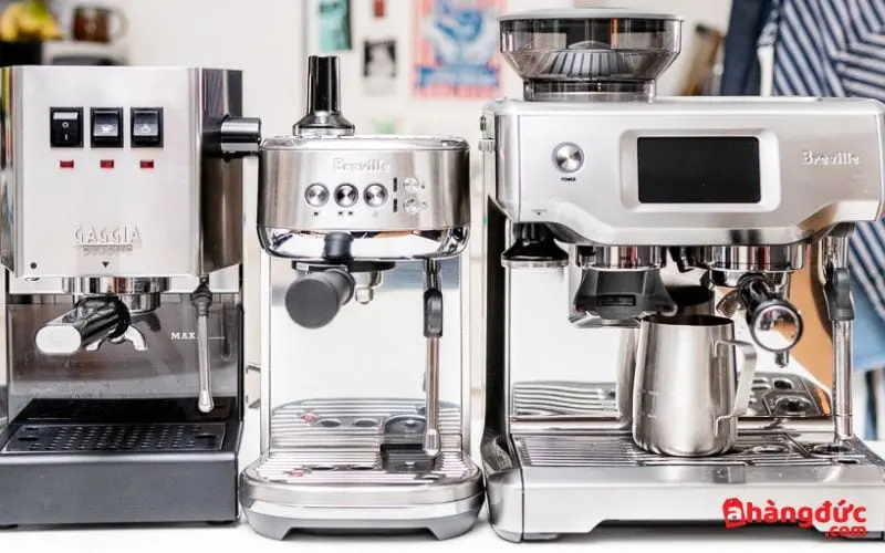 Nên chọn những thương hiệu máy pha cafe uy tín, lâu đời như: Breville, Faema, Delonghi, Gaggia