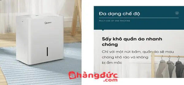 Lưu ý khi sử dụng máy hút ẩm Midea