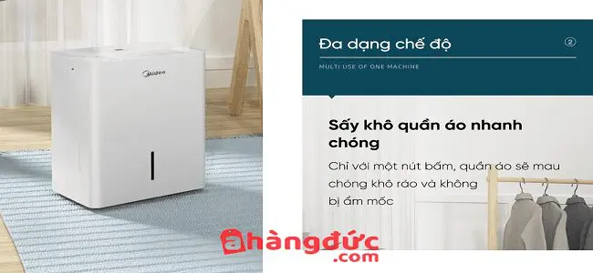 Lưu ý khi sử dụng máy hút ẩm Midea