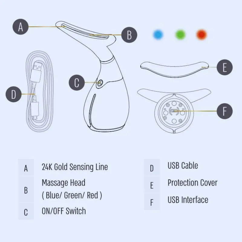 Máy làm đẹp da vùng cổ Earth Tech Aecor Neck Device 15 Hướng dẫn sử dụng máy làm đẹp da vùng cổ Earth Tech Aecor Neck Device