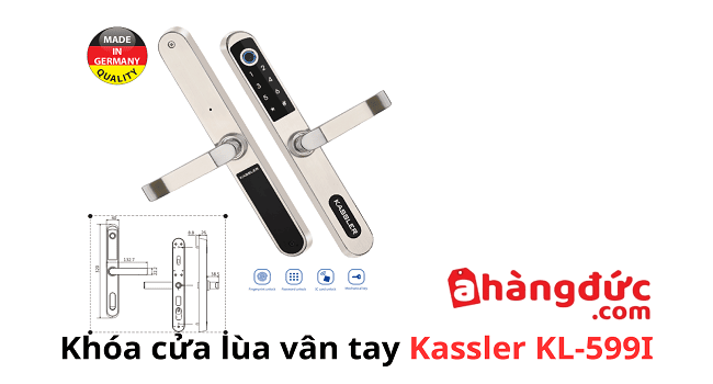 Địa chỉ mua khóa cửa lùa Kassler KL-599I chính hãng