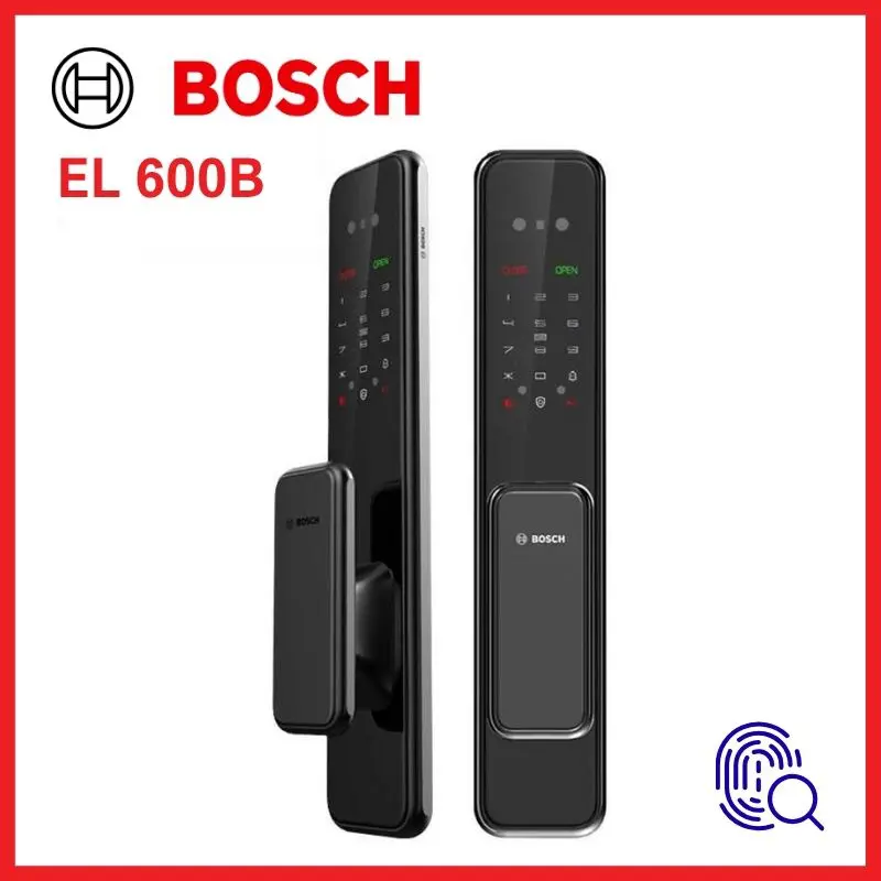 Khóa cửa vân tay Bosch EL 600B Đen xám 13 Khóa cửa vân tay Bosch EL 600B