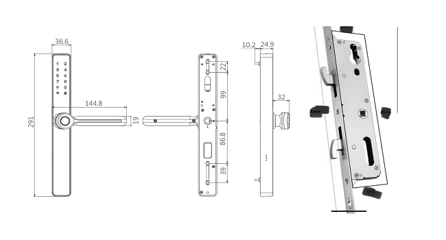 Kassler KL-599 Black chất liệu cao cấp, đa dạng tính năng