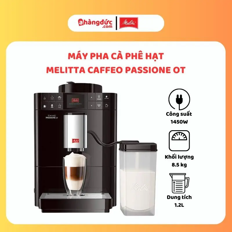 Máy pha cà phê hạt Melitta Caffeo Passione OT