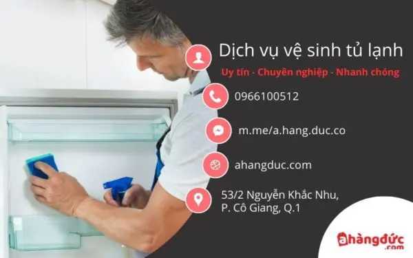 Bảng giá vệ sinh tủ lạnh