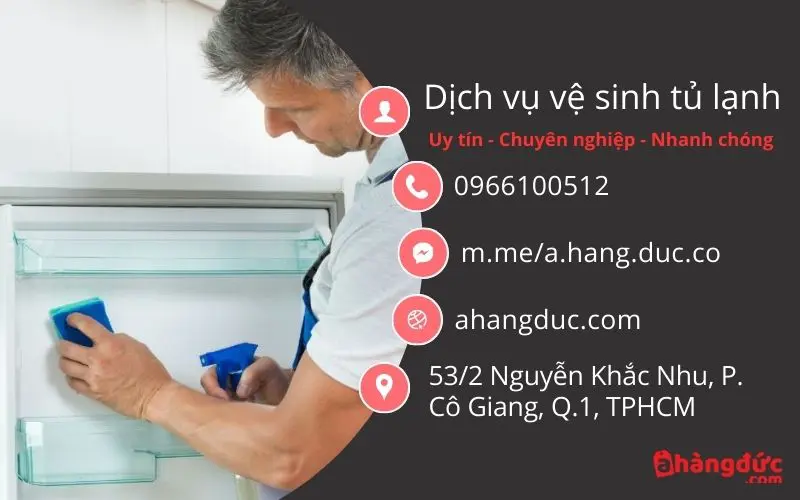 Dịch vụ vệ sinh tủ lạnh uy tín