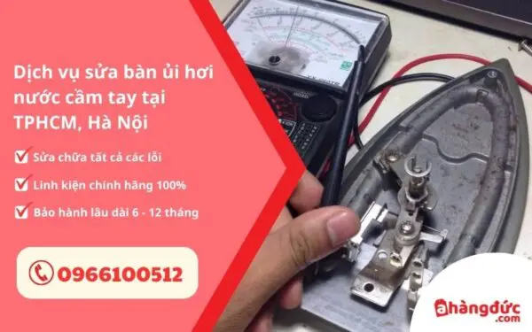 Sửa bàn ủi hơi nước cầm tay