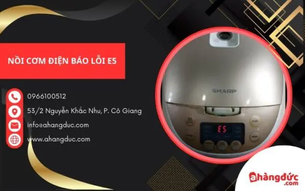 Nồi cơm điện báo lỗi E5