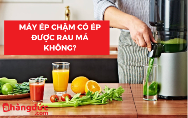 Máy ép chậm có ép rau má được không?