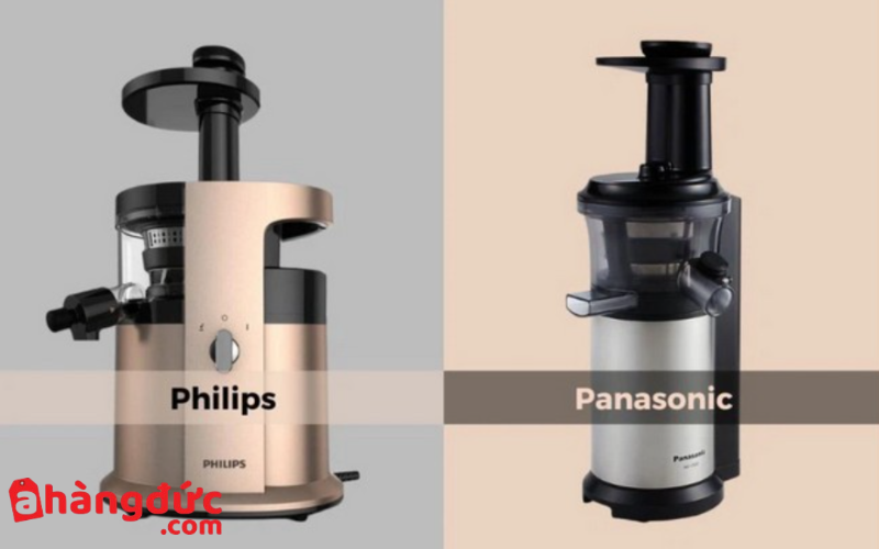 Nên mua máy ép chậm Philips hay Panasonic