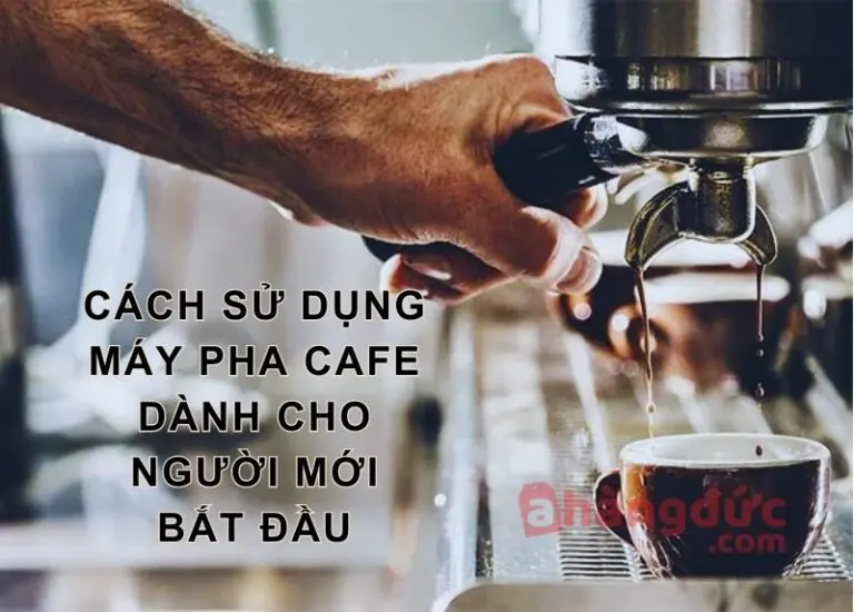 Cách sử dụng máy pha cà phê dành cho người mới