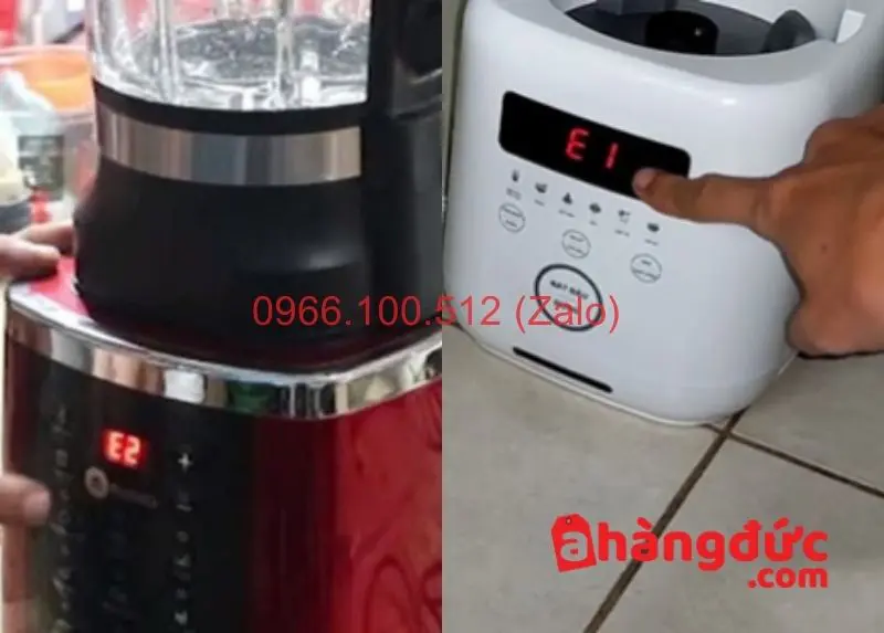 Sửa máy làm sữa hạt mọi thương hiệu với báo giá minh bạch 4 Các mã lỗi máy làm sữa hạt