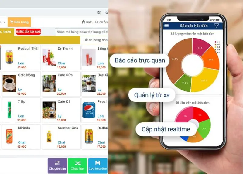 Kinh nghiệm mở quán cà phê take away: Thông Minh để Sinh Lời Bền Vững 51 Sử dụng phần mềm quản lý