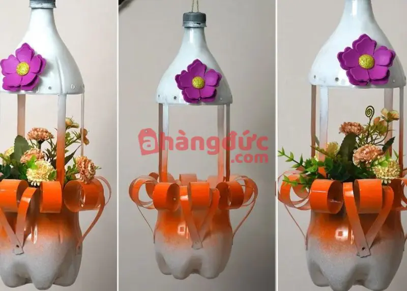 Tận dụng đồ tái chế, đồ handmade để trang trí