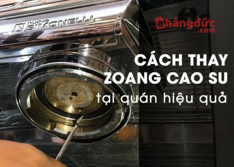 Bã cà phê pha máy bị ướt? Làm thế nào để xử lý dứt điểm 9 Cần thay gioăng cao su khi có hiện tượng rò rỉ