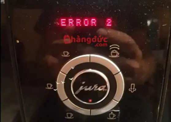 Máy pha cà phê báo lỗi E2, ERROR 2