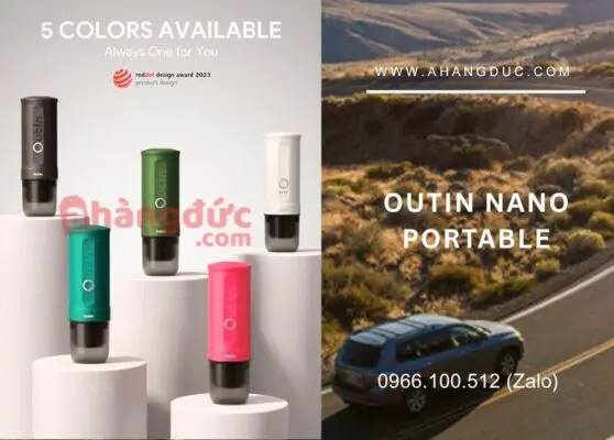 Máy pha cà phê ô tô Outin Nano Portable