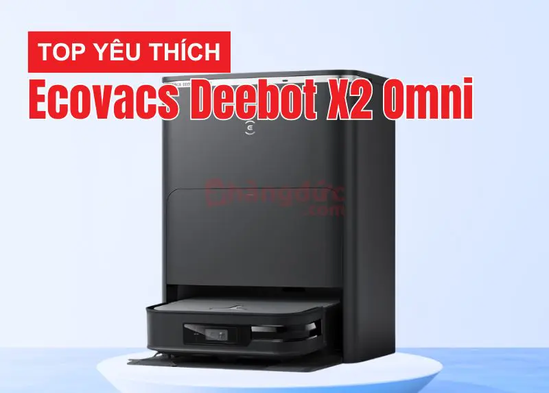 Top 9 robot hút bụi bền nhất? Tiêu chí đánh giá robot nào bền? 23 Ecovacs Deebot X2 Omni