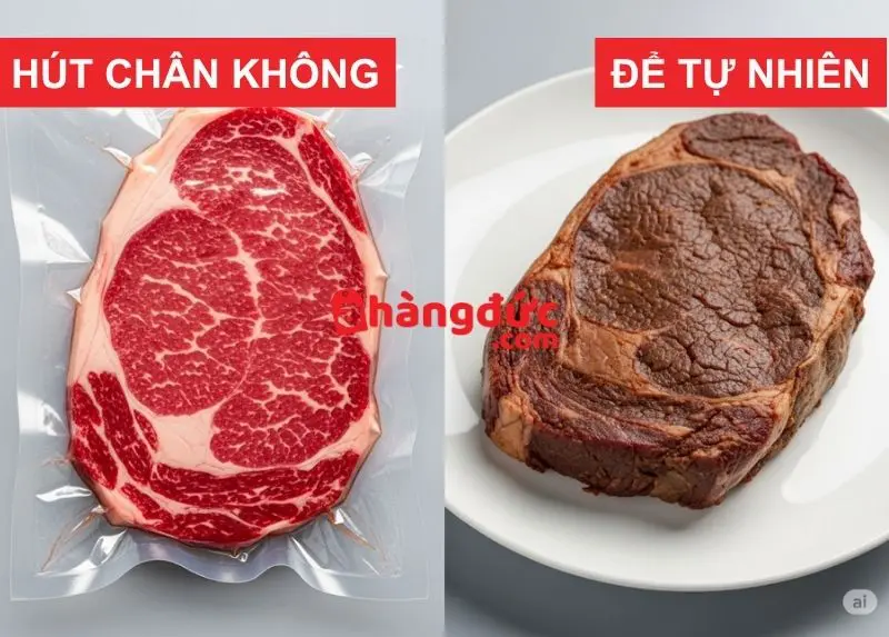 Giữ thực phẩm tươi lâu với máy hút chân không